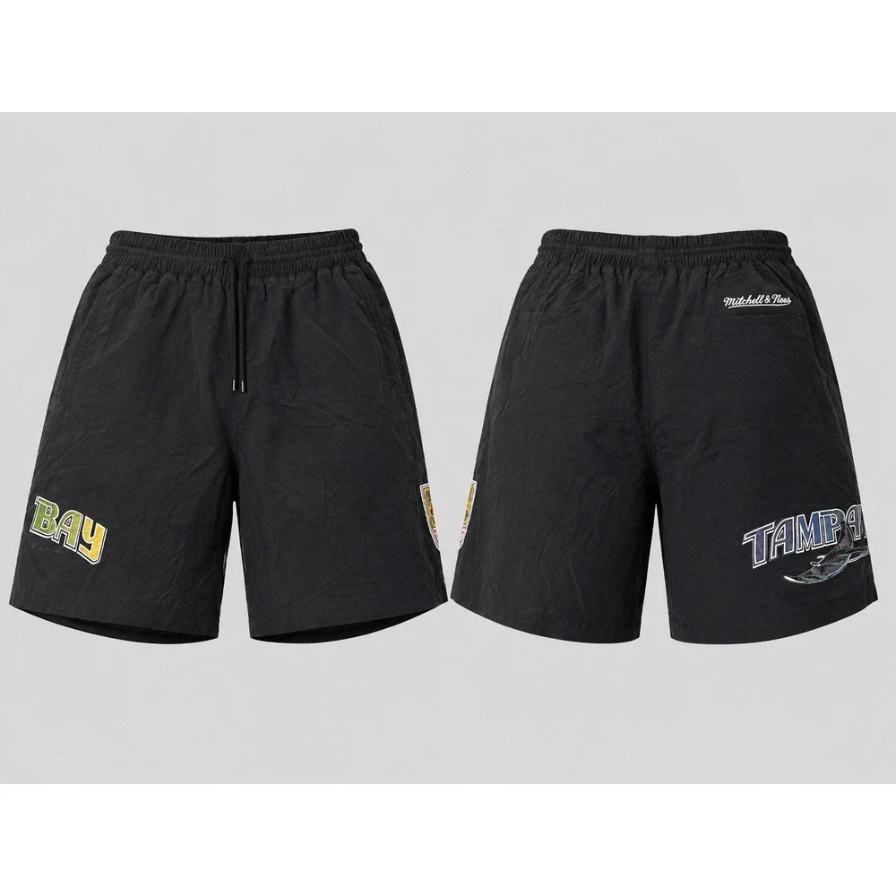 MITCHELL & NESS MLB COOPERSTOWN SHORTS MENS LARGE  TAMPA BAY DEVIL RAYS